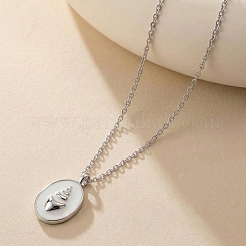 925 Sterling Silver Enamel Pendants&nbsp;SE-CBA9BBC-09P