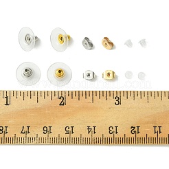 328Pcs 5 Style Brass & Plastic & 304 Stainless Steel Ear Nuts&nbsp;FIND-FS0001-86