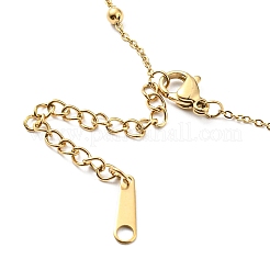 304 Stainless Steel Satellite Chain Necklace for Women&nbsp;NJEW-A008-01G