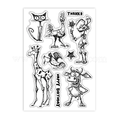 Custom Summer Theme PVC Plastic Clear Stamps&nbsp;DIY-WH0631-0664
