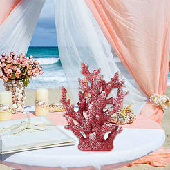 Resin Imitation Coral Ornaments&nbsp;AJEW-WH0696-124