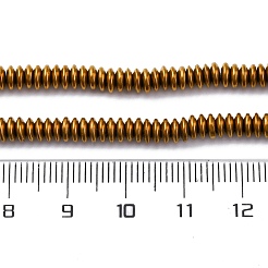 Electroplated Non-magnetic Hematite Beads Strands&nbsp;G-P571-B01-01D