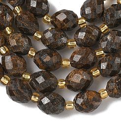 Natural Bronzite Beads Strands&nbsp;G-F809-A07-01