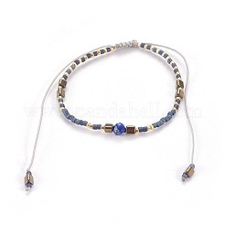 Nylon Thread Braided Bead Bracelets&nbsp;BJEW-E360-04