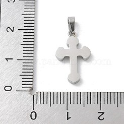 304 Stainless Steel Micro Pave Cubic Zirconia Pendants&nbsp;LS-STAS-Z107-08P-10