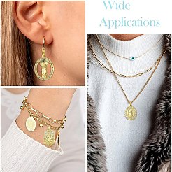 12Pcs 6 Styles Brass with Cubic Zirconia Pendants&nbsp;KK-CJ0002-19