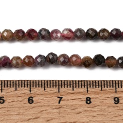 Natural Red Tourmaline Beads Strands&nbsp;G-A318-A01-4mm-02