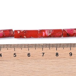 Dyed Synthetic Imperial Jasper Beads Strands&nbsp;G-P529-D01-A03