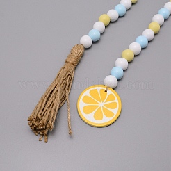Fringed Beaded Pendant Decoration&nbsp;HJEW-TAC0012-16