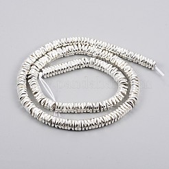 Electroplated Non-magnetic Synthetic Hematite Beads Strands&nbsp;G-F682-09-S