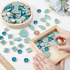 500G 4 Styles Handmade Porcelain Cabochons&nbsp;DIY-SP0007-70