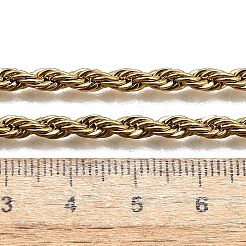 304 Stainless Steel Rope Chain Necklaces&nbsp;NJEW-P047-40
