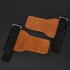 Velvet leather & Polyester Exercise Hand Protector&nbsp;AJEW-WH0165-44