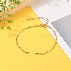 304 Stainless Steel Cable Chain Bracelet Making&nbsp;AJEW-JB00782-02