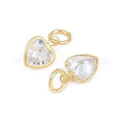 Brass with Cubic Zirconia Pendants&nbsp;KK-A269-50G