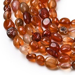 Natural Red Agate Beads Strands&nbsp;G-B161-A01