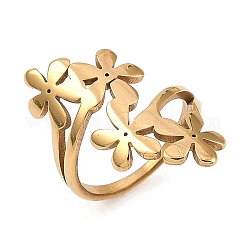 304 Stainless Steel Adjustable Rings for Women&nbsp;RJEW-U029-03G