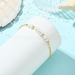 Adjustable Brass Cable Chain Slider Bracelets&nbsp;BJEW-JB14044