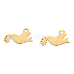 Ion Plating(IP) 201 Stainless Steel Charms&nbsp;STAS-N098-130LG