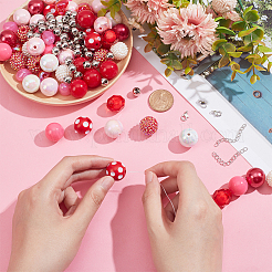 DIY Valentine's Day Jewelry Set Making Kit&nbsp;DIY-NB0009-55