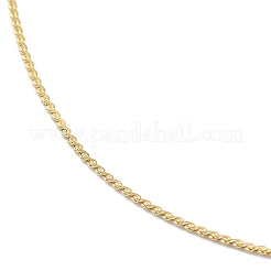 Ion Plating(IP) 304 Stainless Steel Serpentine Chain Anklet&nbsp;AJEW-D059-01G