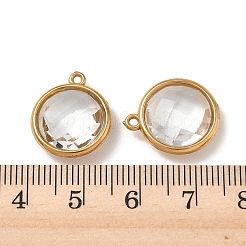 304 Stainless Steel Rhinestone Pendants&nbsp;STAS-P453-09G-M