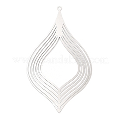 Non-Tarnish 304 Stainless Steel Filigree Big Pendants&nbsp;LS-STAS-K257-02P