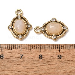 Natural White Jade Faceted Pendants&nbsp;GG-CBA38A9-01G-01
