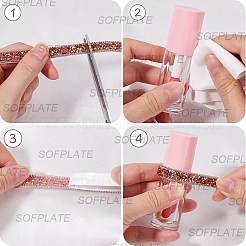 5 Yards Self Adhesive Resin Rhinestone Tape&nbsp;DIY-SP0002-49F