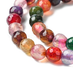Natural Agate Round Beads Strand&nbsp;G-L084-6mm-08