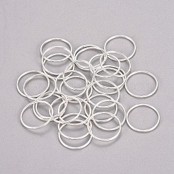 Iron Open Jump Rings&nbsp;IFIN-WH0051-90S