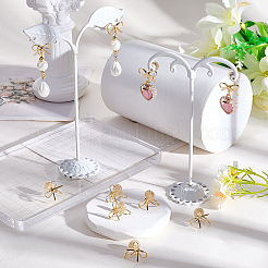 10Pcs Brass Clip-on Earring Findings&nbsp;KK-BBC0022-20