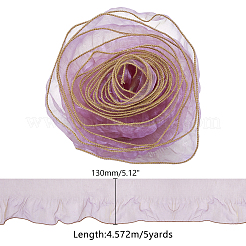 Polyester Lace Trim&nbsp;OCOR-WH0111-11