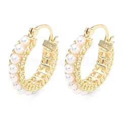Brass Hoop Earrings&nbsp;LS-EJEW-C181-10G