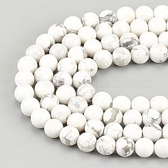 4 Strands Natural Howlite Beads Strands&nbsp;TURQ-OC0001-02B