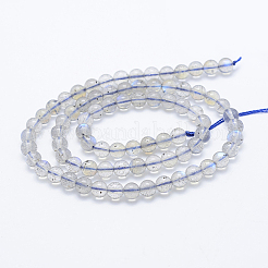 Natural Labradorite Beads Strands&nbsp;G-J373-14-5mm