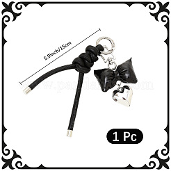 1Pc Imitation Leather Keychain&nbsp;AJEW-CL0001-09A