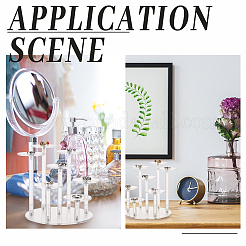 7-Tier Round Transparent Acrylic Display Stand Risers&nbsp;ODIS-WH0026-04