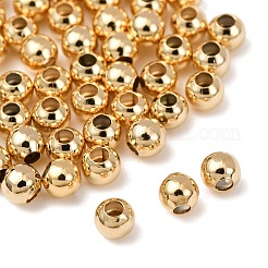 Brass Round Spacer Beads&nbsp;PALLOY-M029-03G