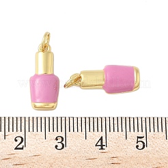 Brass Enamel Pendants&nbsp;KK-C110-11G