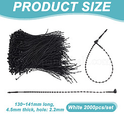 Plastic Hang Tag Fasteners&nbsp;FIND-WH0160-72B