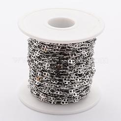 Tarnish Resistant 304 Stainless Steel Mariner Link Chains&nbsp;CHS-H007-15P