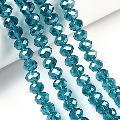 Electroplate Glass Beads Strands&nbsp;LS-EGLA-A034-T1mm-A33