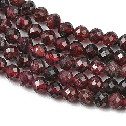 Natural Red Garnet Beads Strands&nbsp;GG-CBA1497-A04-4mm