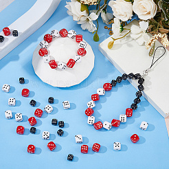 120Pcs 3 Styles Acrylic Beads&nbsp;OACR-DC0001-57