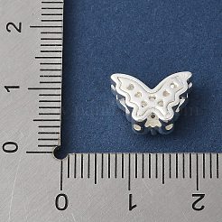 Brass Micro Pave Cubic Zirconia Beads&nbsp;KK-A253-10S