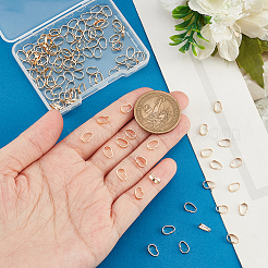 120Pcs Brass Snap on Bails&nbsp;FIND-PH0010-65