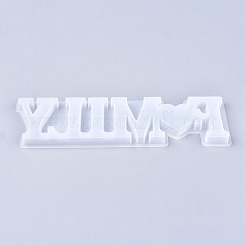 DIY Word Family Silicone Molds&nbsp;DIY-L042-003