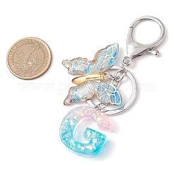Butterfly Shape Resin & Acrylic Keychain&nbsp;X1-KEYC-JKC01067-06