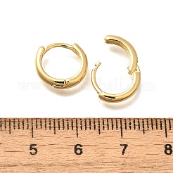 Rack Plating Ring Brass Hoop Earrings for Women&nbsp;LS-EJEW-C125-09G